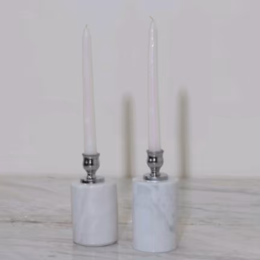 شمعدان سنگی جفتی