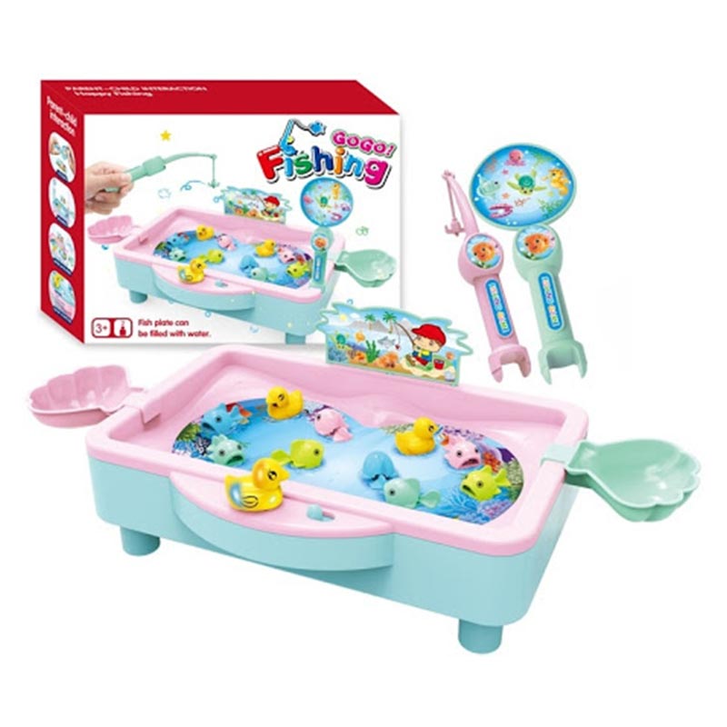 اسباب بازی ماهیگیری با حوضچه صورتی کد 381