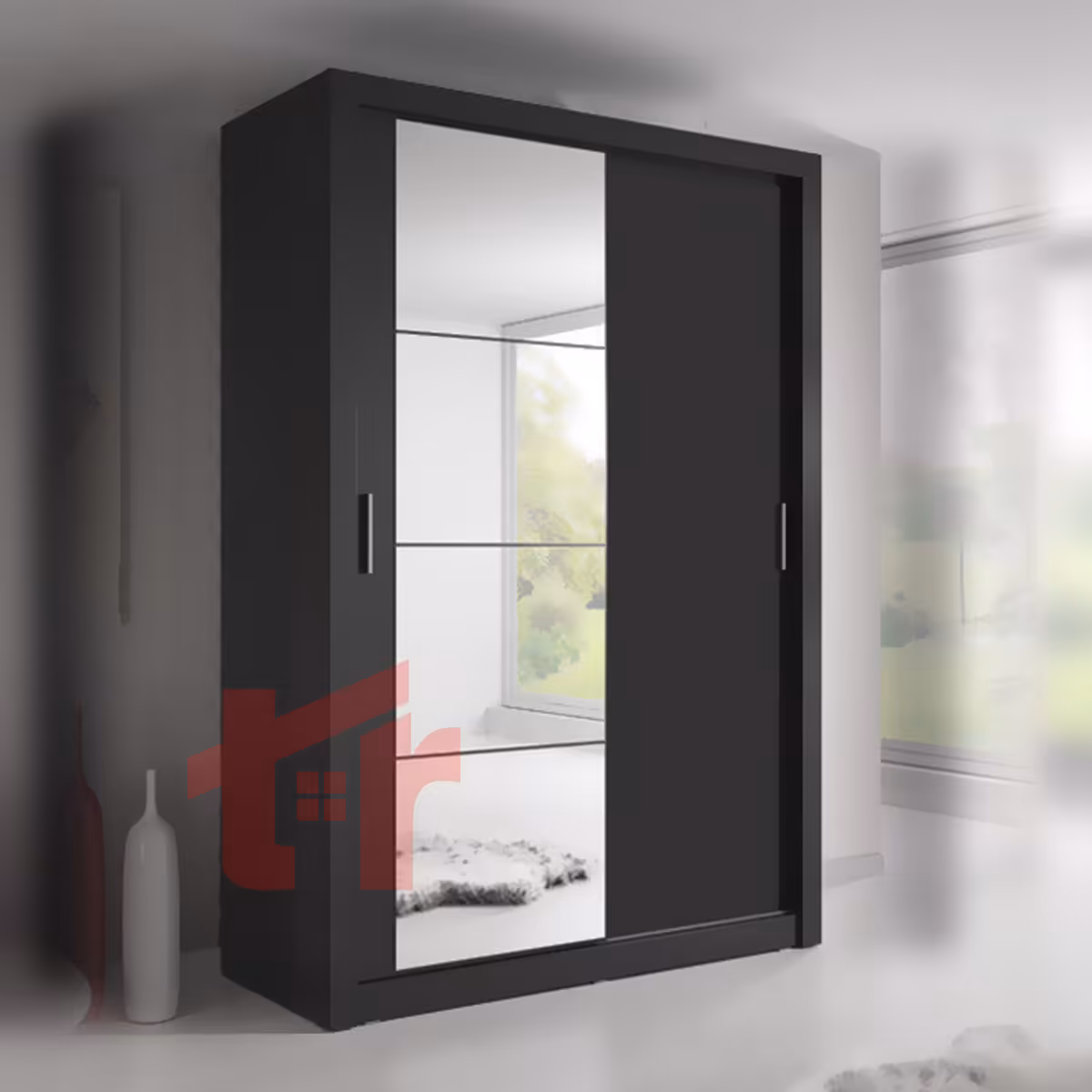 مکانیزم درب ریلی کمد تاپ لاین توکار NM دو و سه درب فانتونی K123-K124