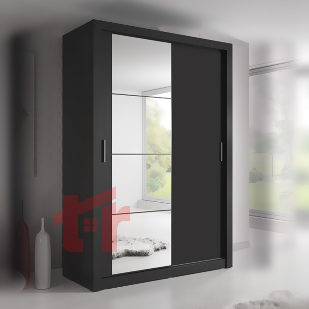 مکانیزم درب ریلی کمد تاپ لاین توکار NM دو و سه درب فانتونی K123-K124