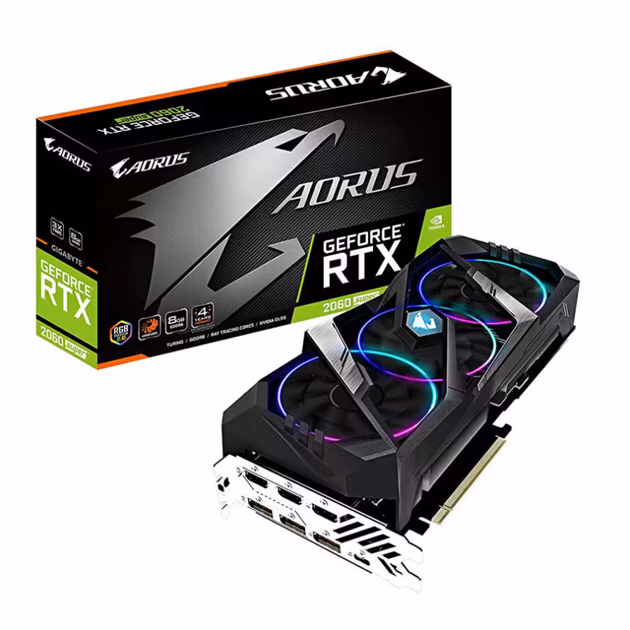 کارت گرافیک گیگابایت AORUS GeForce RTX 2060 SUPER 8G