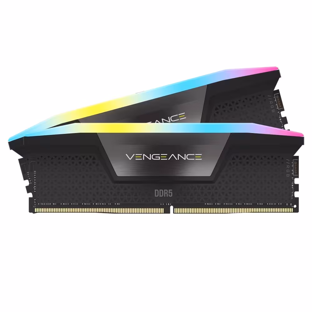رم کامپیوتر کورسیر Corsair Vengeance RGB 64GB (2×32GB) DDR5 6600MHz CL32