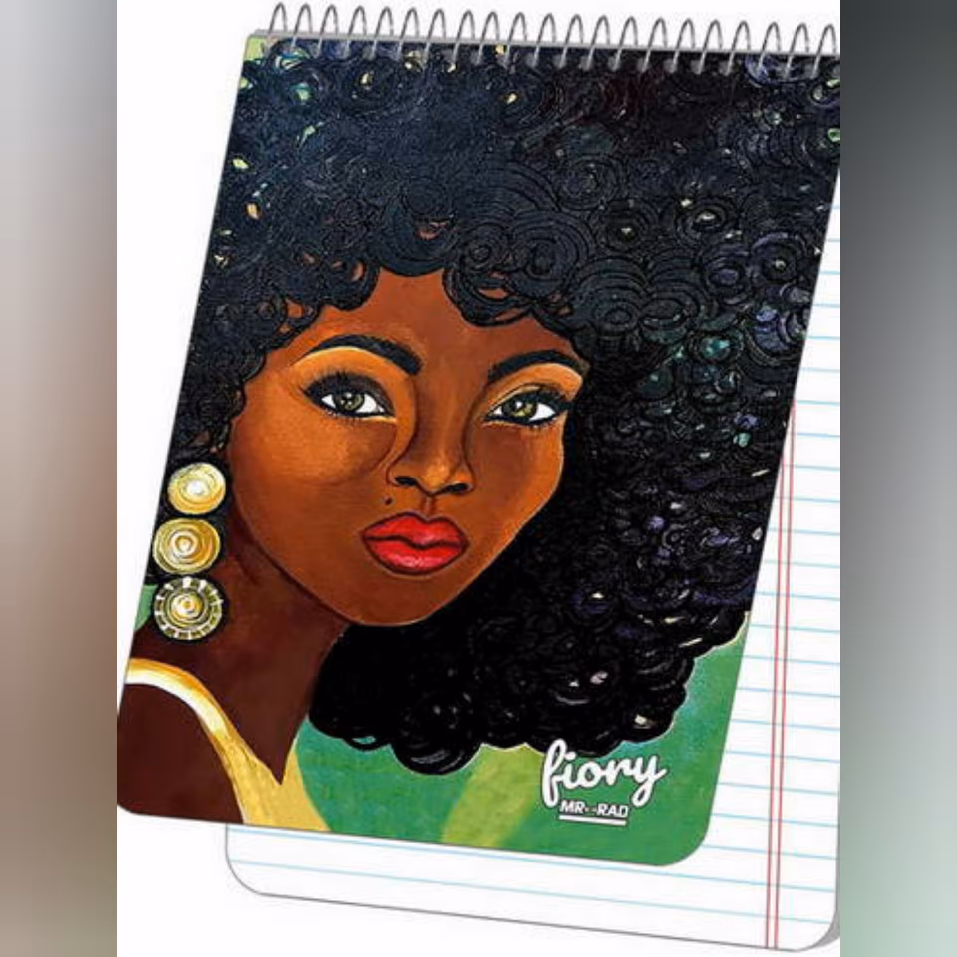 دفترچه یادداشت طرح ملکه تاریکی 