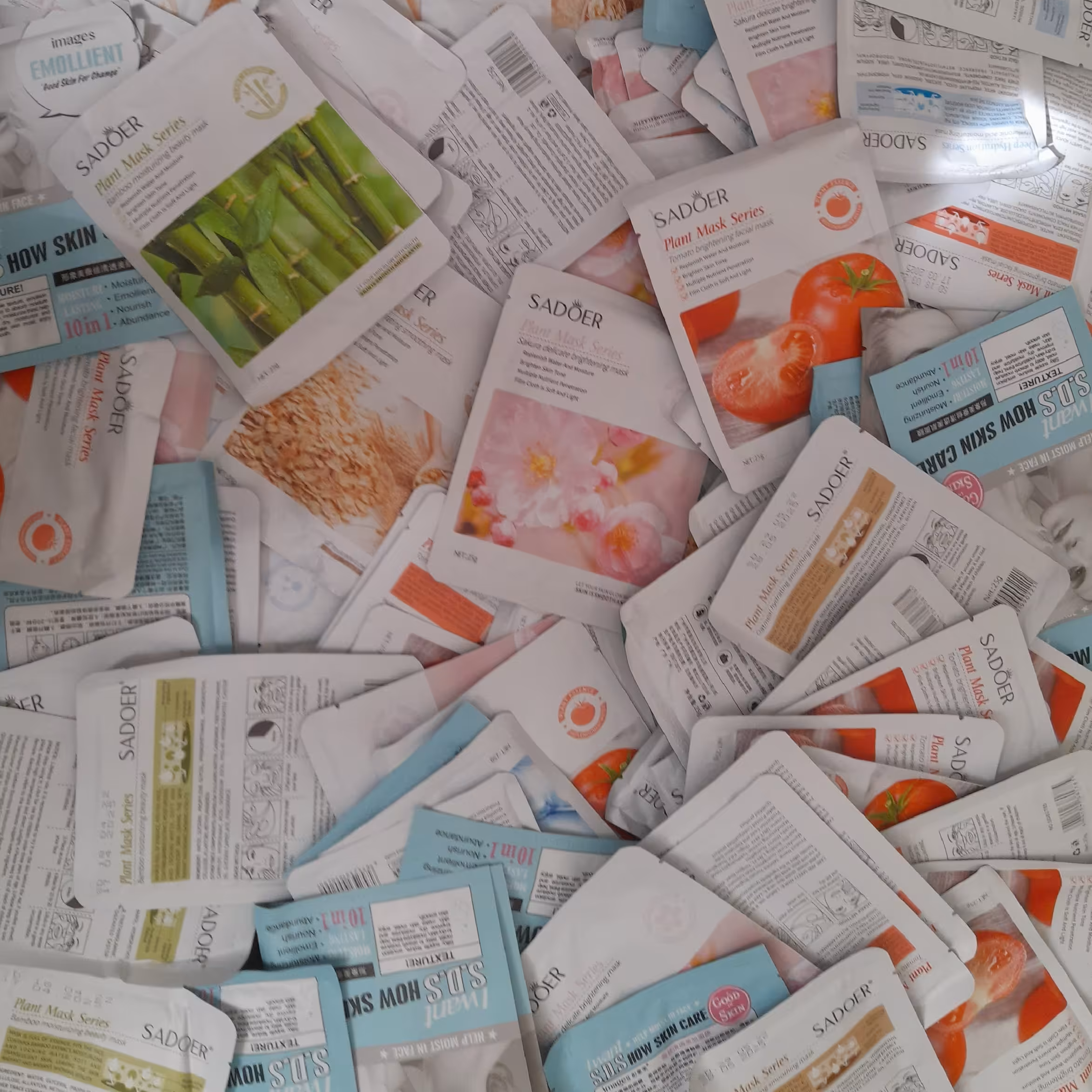 ماسک های ورقه ای25 گرمی صورت برند سادور در انواع رایحه ها