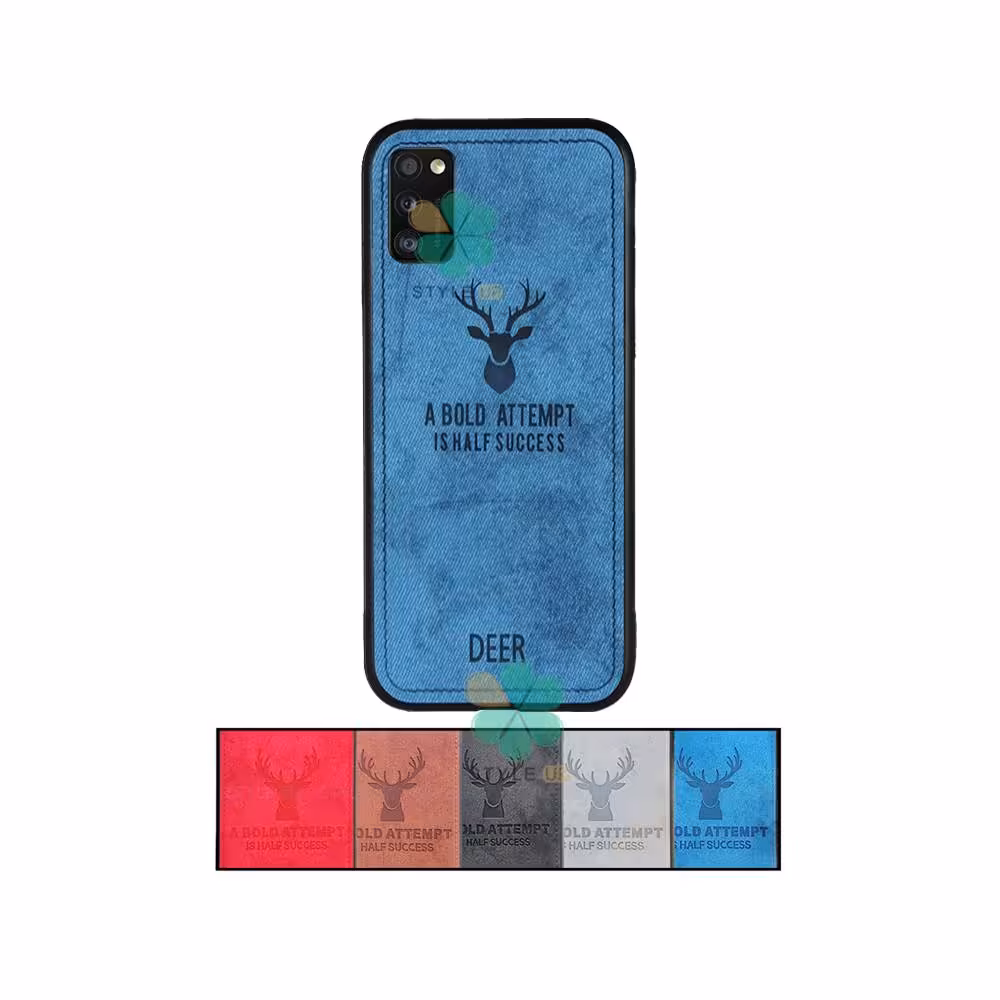 قاب گوشی سامسونگ Samsung Galaxy A41 پارچه ای طرح گوزن