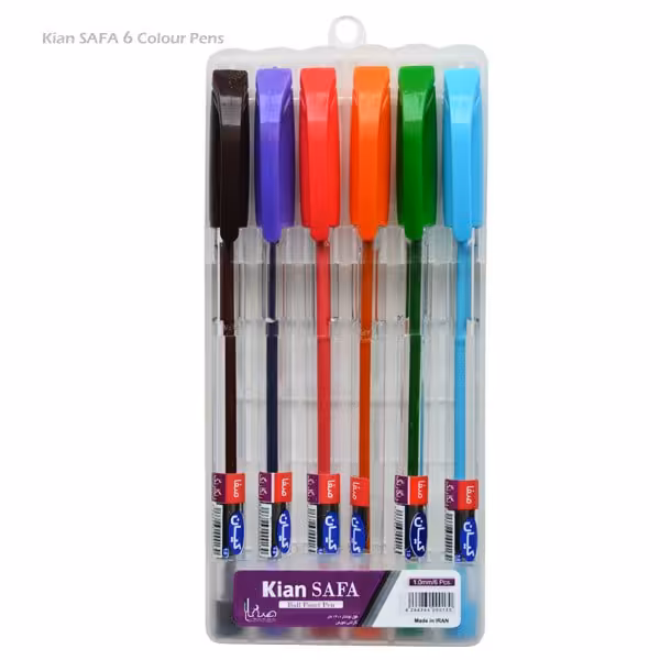 خودکار 6 رنگ کیان مدل صفا