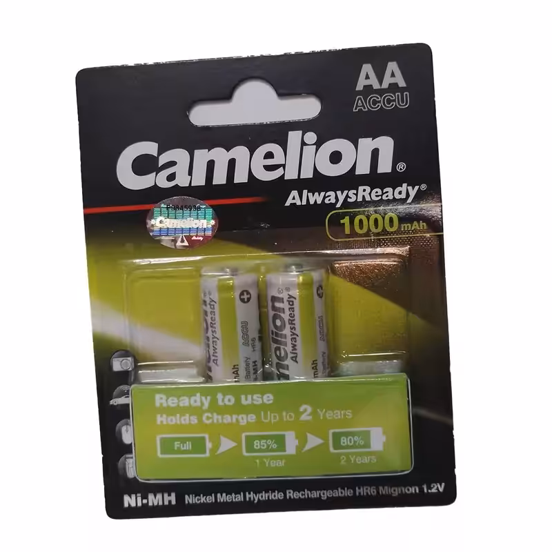 باتری قلمی قابل شارژ کملیون مدل 1000 بسته دو عددی