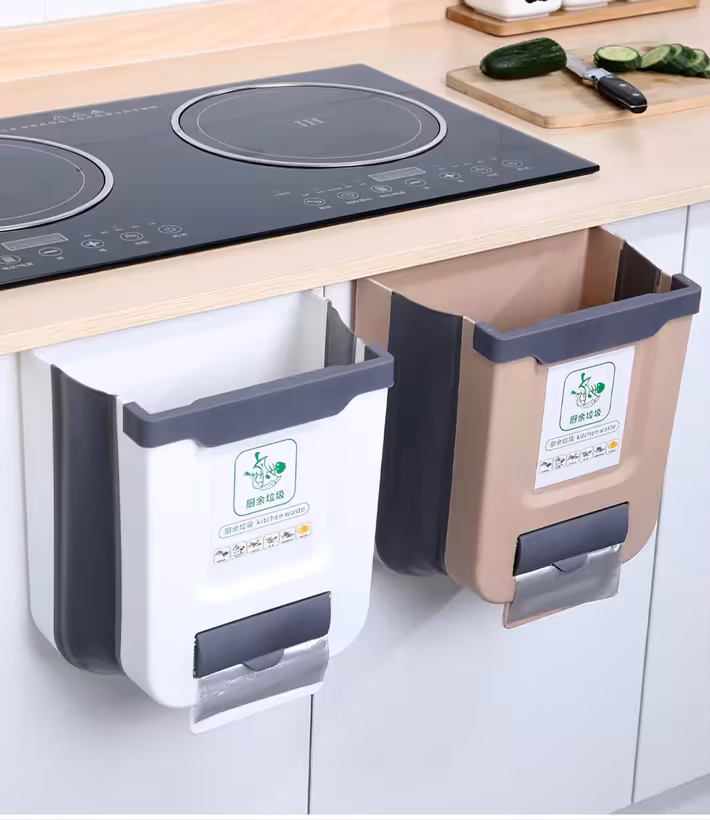 سطل کابینتی تاشو سیلیکونی