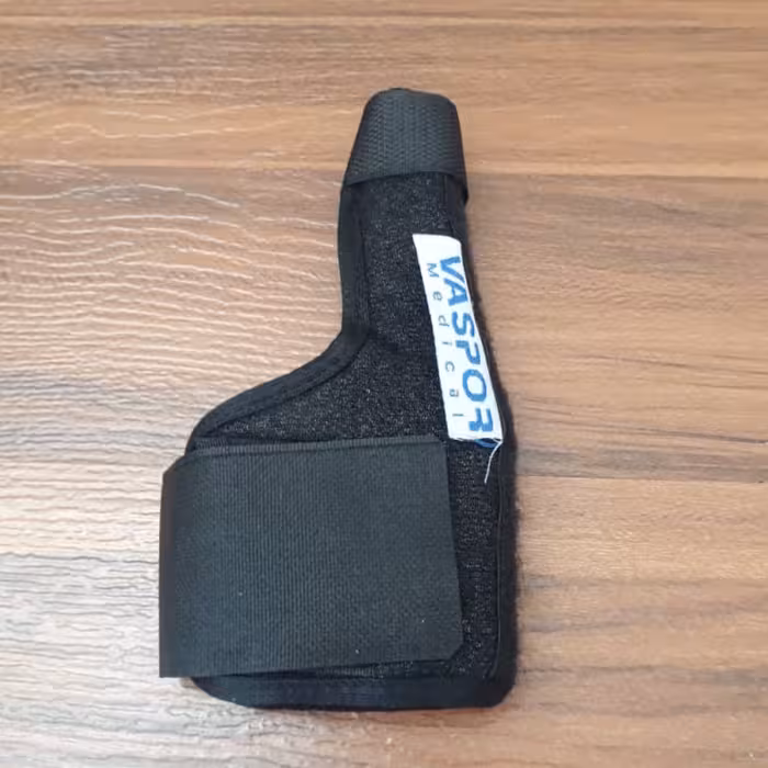 مچ شست بند طبی آتل دار فری سایز رنگ مشکی 