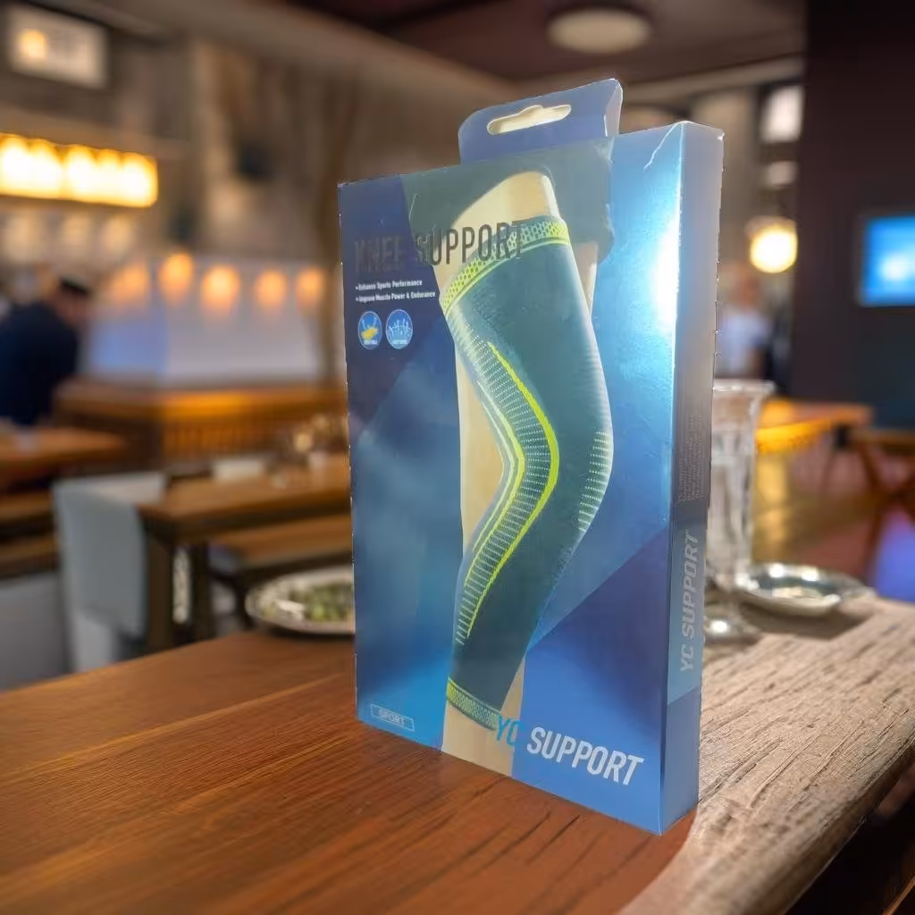 زانوبند ورزشی وای سی YC ضد تعریق تک سایز مدل Y-7701