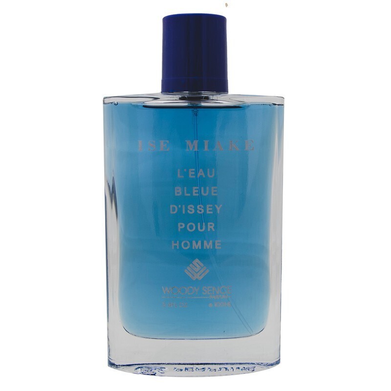 ادو پرفیوم مردانه وودی سنس مدل ISE MIYAKE LEau Bleue حجم 100 میلی لیتر
