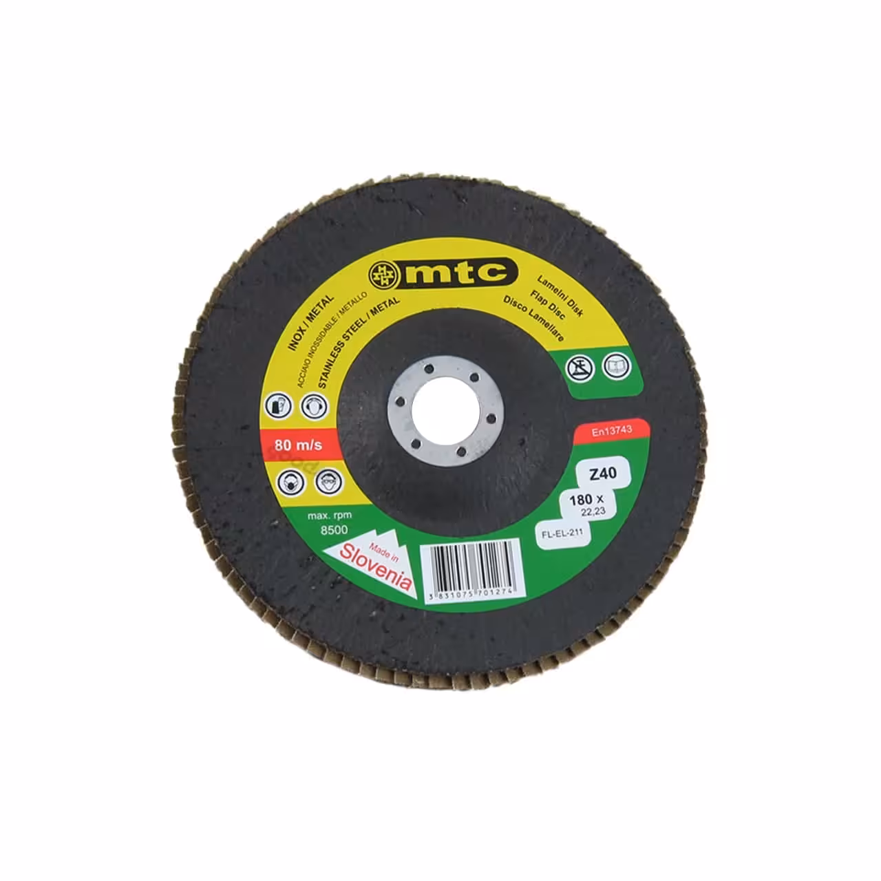 سنباده فلاپ بزرگ (180) mtc ام تی سی اسلونی مش 40