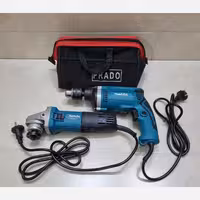  مجموعه کیف برزنتی دو عددی مینی فرز و دریل طرح ماکیتا (پس کرایه)