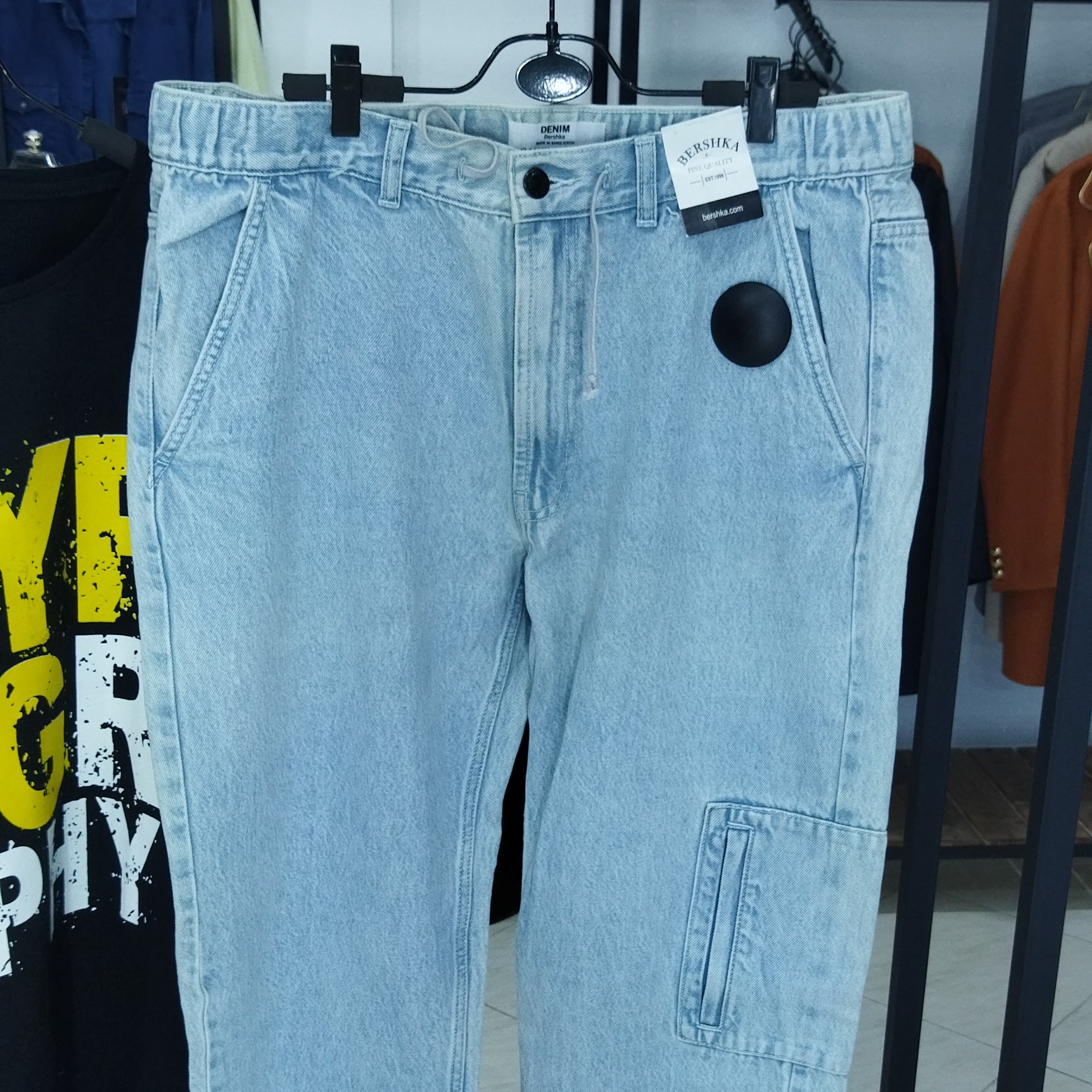 شلوار جین جاگر پنج جیب denim