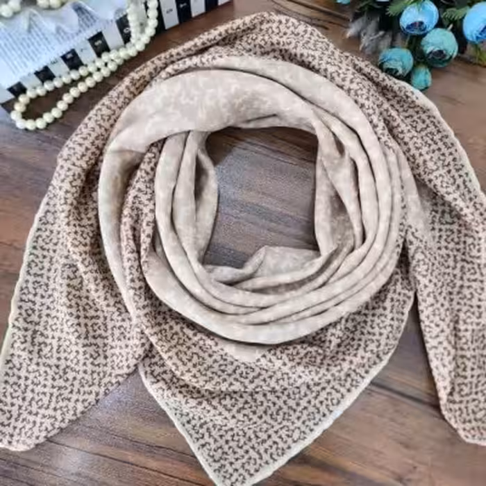 روسری نخی پاییزه دستدوز