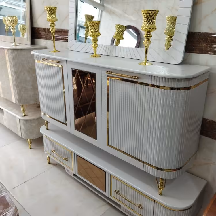 کنسول و میز tv مدل الماس آینه خور-محصول سفارشی -هزینه ارسال به عهده مشتری است