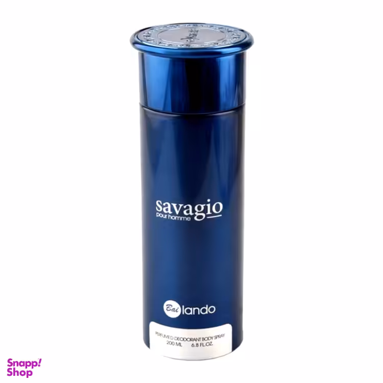 اسپری خوشبو کننده بدن مردانه بایلندو مدل Savagio حجم 200 میلی لیتر