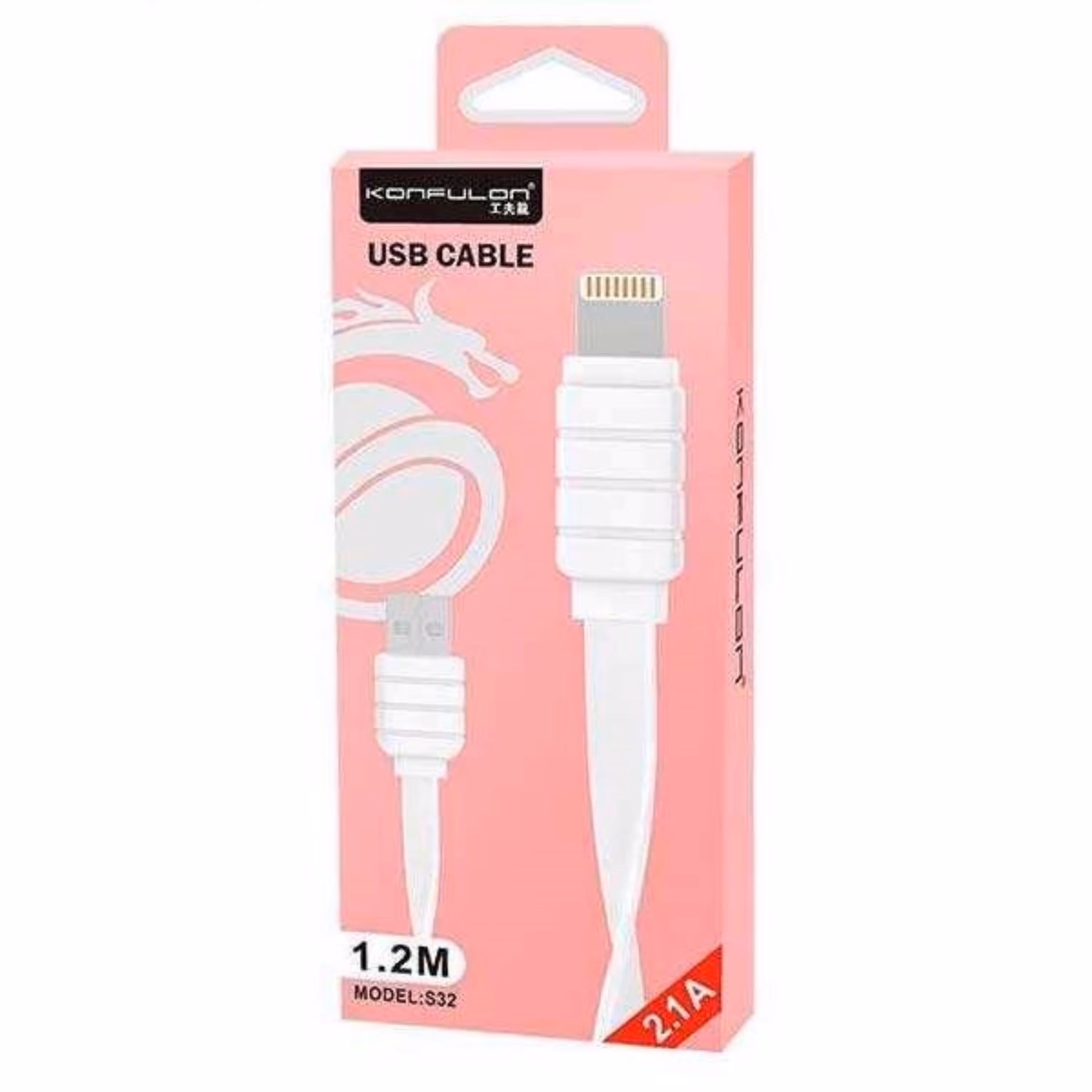 کابل تبدیل USB به لایتنینگ (آیفون) کانفلون مدل S32 طول 1 متر