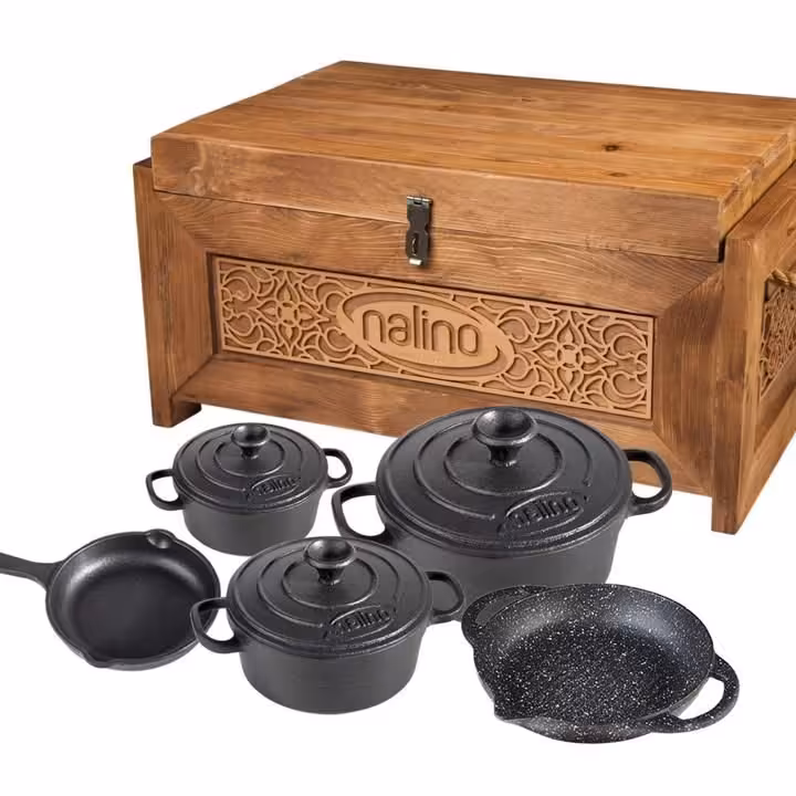 سرویس چدن 8 پارچه نالینو مدل Fico