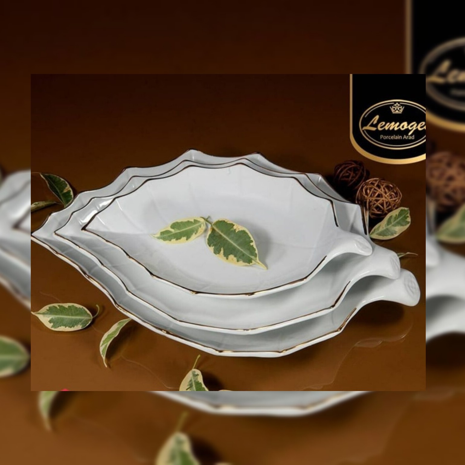 دیس برگ یک خط طلا (سایز بزرگ)