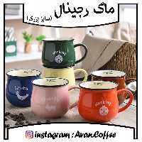 ماگ رجینال رنگی بزرگ ( سرامیکی )