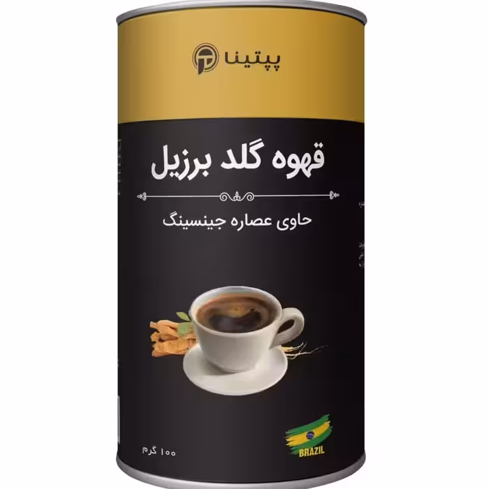 قهوه فوری با جنسینگ 100 گرمی پپتینا 