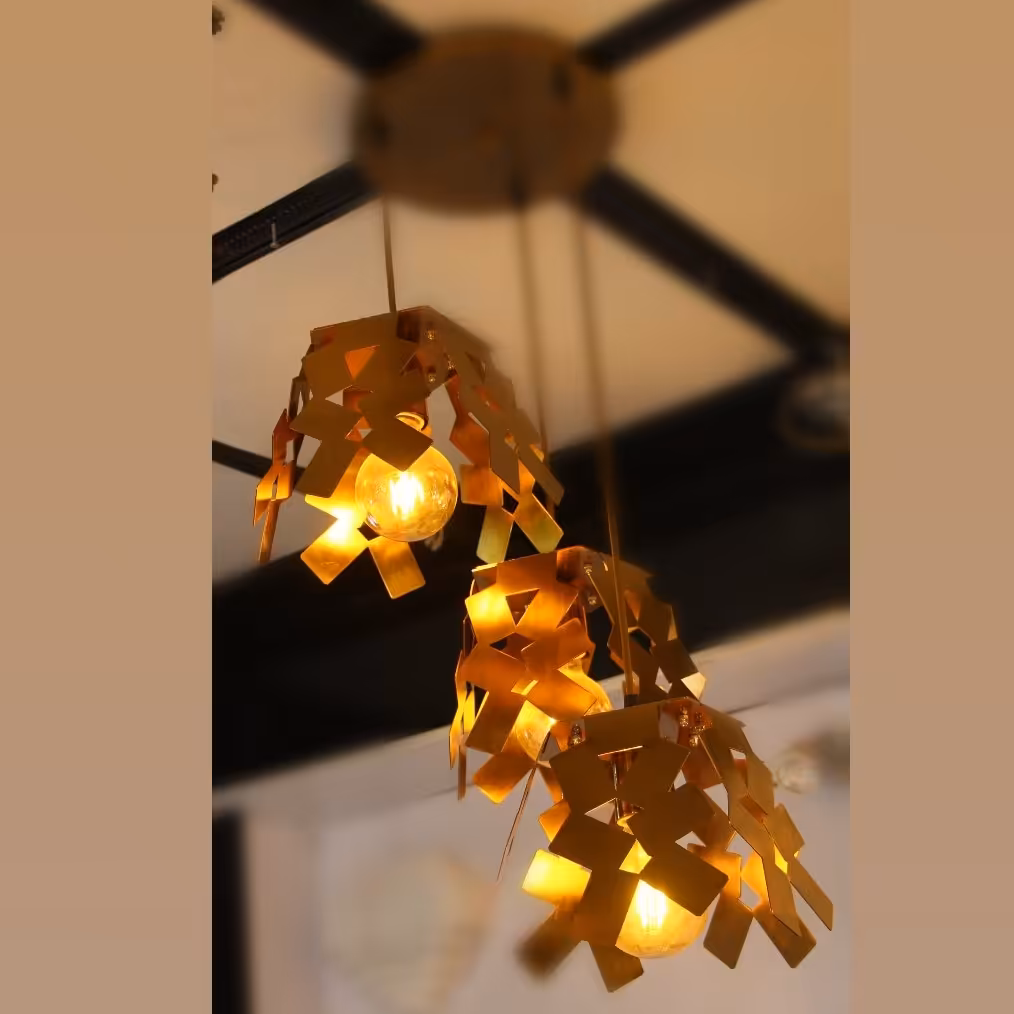 لوستر سه شاخه مدرن 