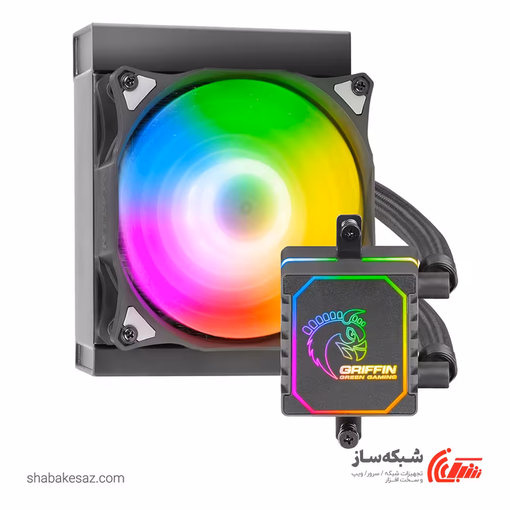 قیمت و خرید خنک کننده پردازنده گرین Green GLACIER 120 ARGB آبی - شبکه ساز