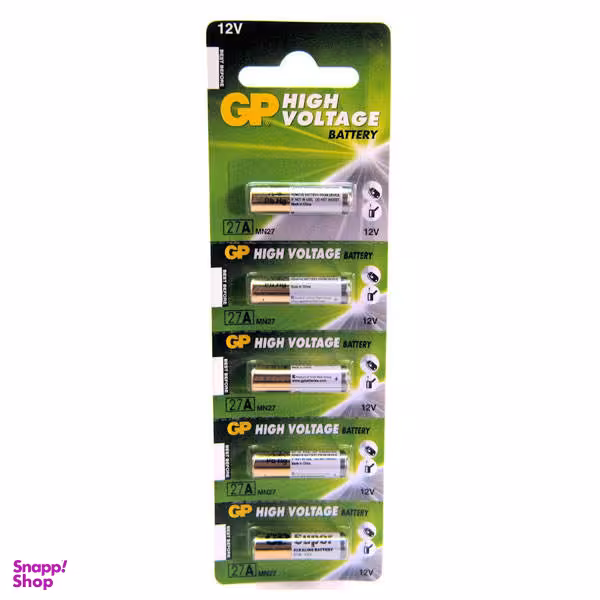 باتری 27A جی پی مدل Super Alkaline بسته 5 عددی