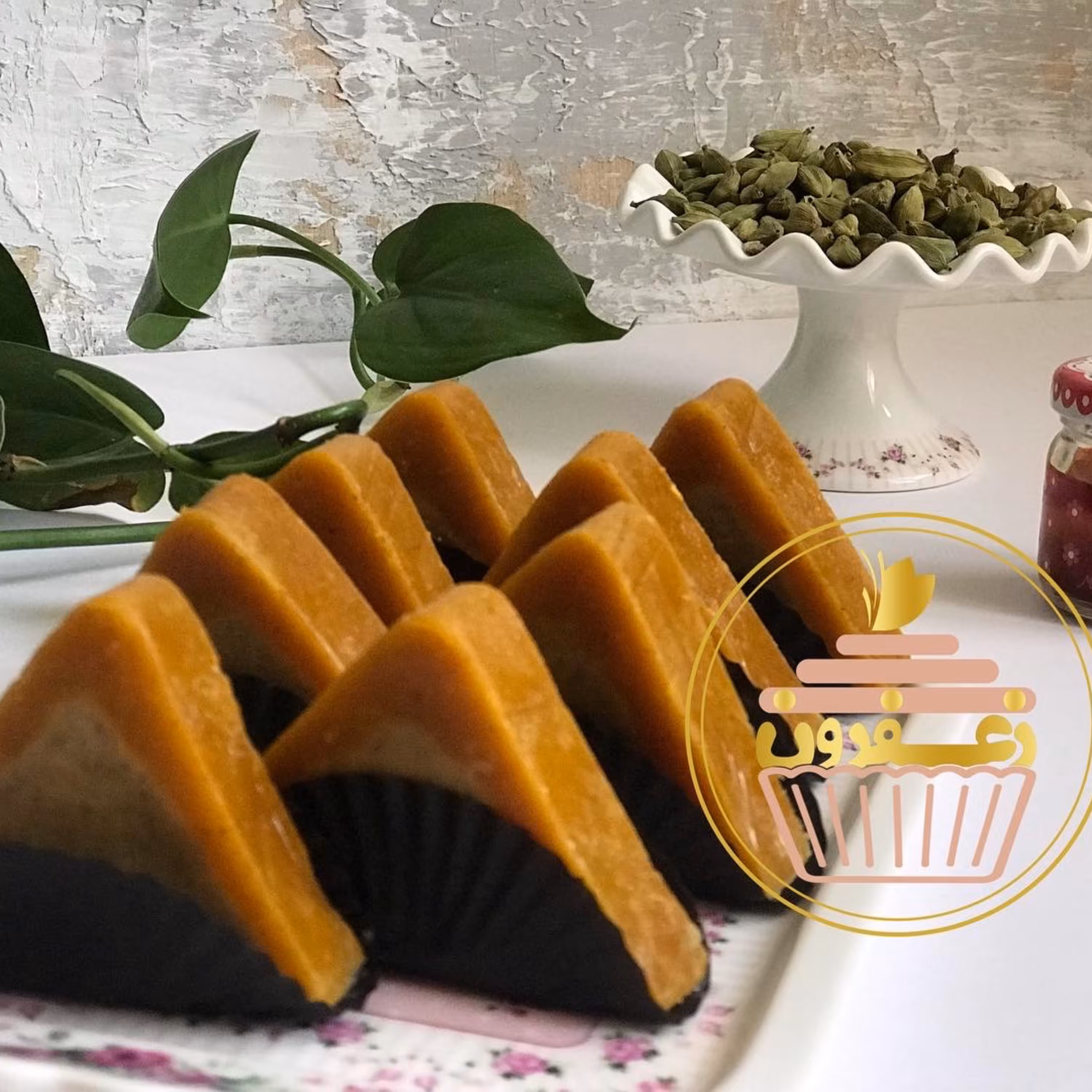 حلوا دو رنگ ( تر حلوا و حلوای هل)