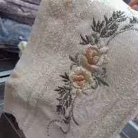 حوله ....دستی .....گلدوزی.... شده برند ماندگار 