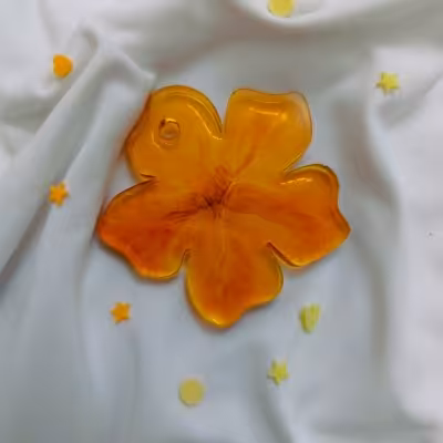 آویزجاکلیدی پین دار گل پاییزی