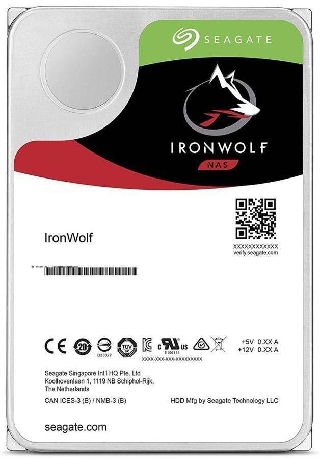 هارد دیسک سیگیت مدل ST12000VN0008 IronWolf با ظرفیت 12 ترابایت
