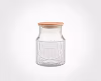 بانکه درب چوبی 1 لیتر لیمون کد 2262