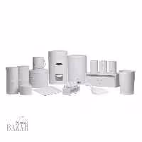 سرویس جهیزیه 23 پارچه سفید چروک بهازکالا 16280069