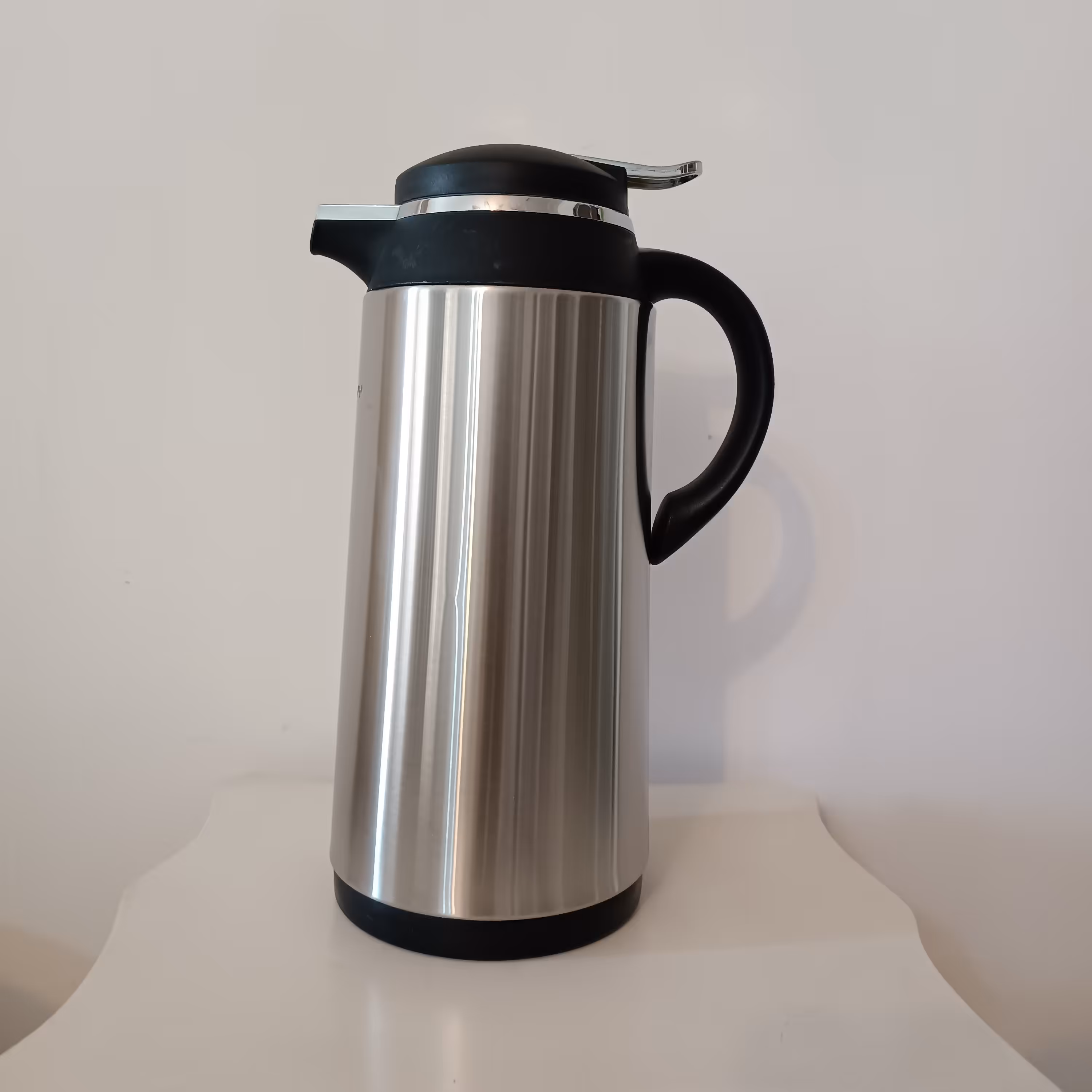 فلاسک چای 1.6 لیتری لاکچری استیل داخل شیشه