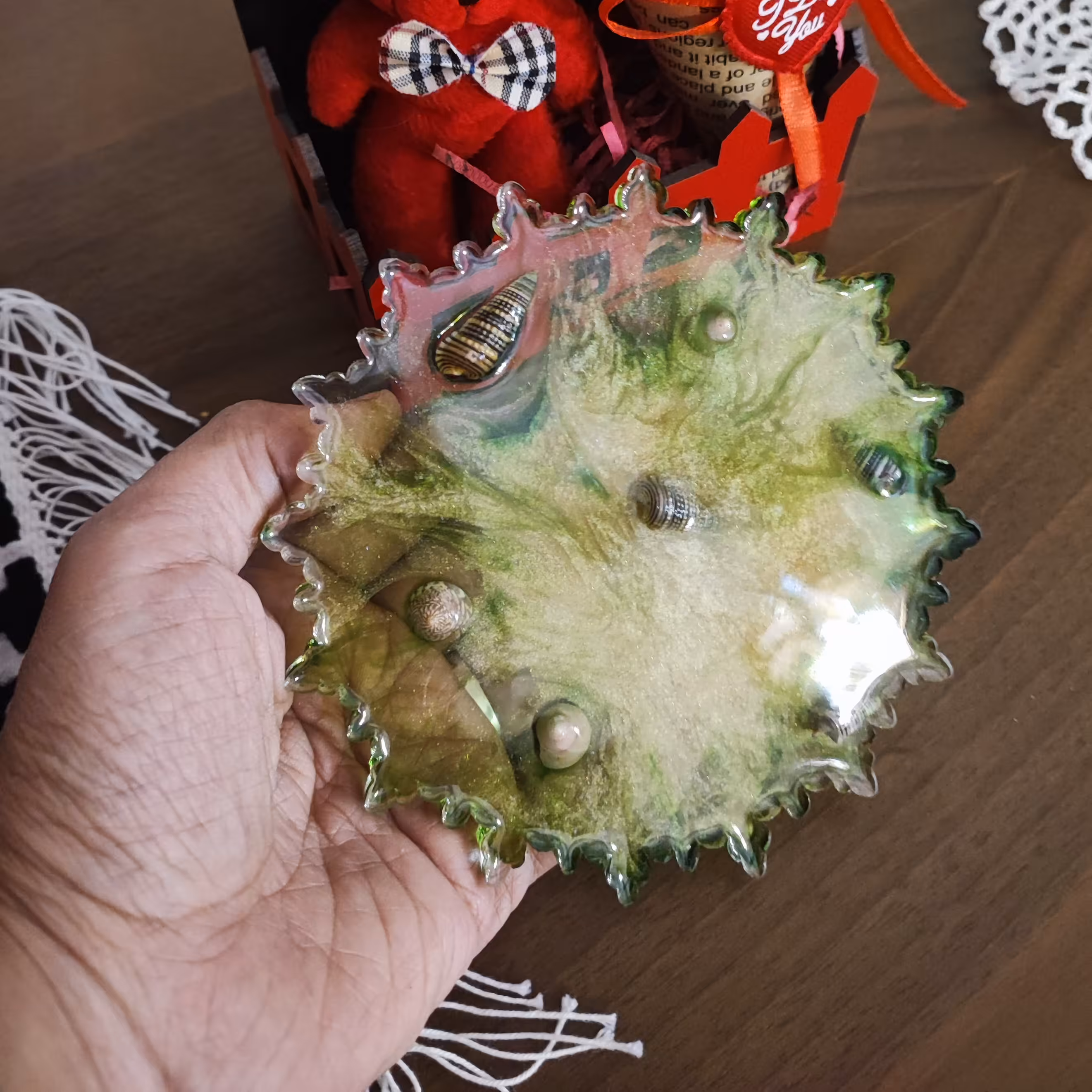 زیر لیوانی رزینی