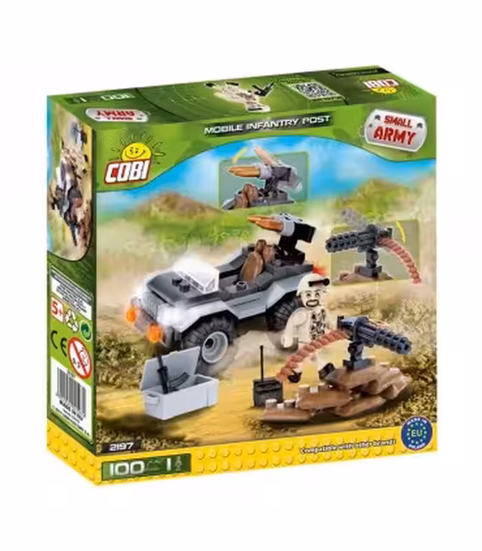 اسباب بازی ساختنی مدل ارتش کوچک- پست پیاده نظام Cobi Small Army Mobile Infantry Post