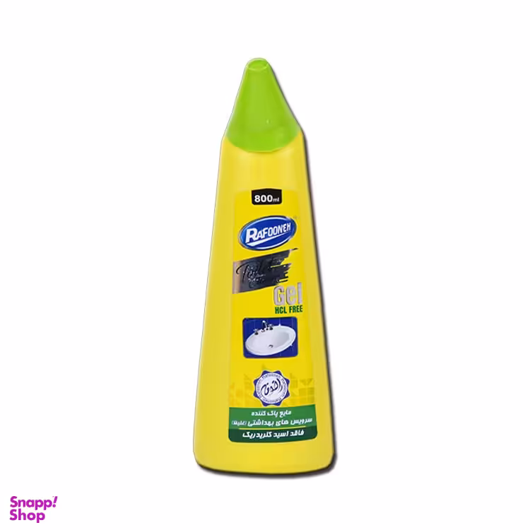 ژل پاک کننده سطوح رافونه (Rafooneh) مدل Toilet حجم 800 میلی لیتر