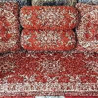 ست شاه نشین قرمز ترمه زیبا