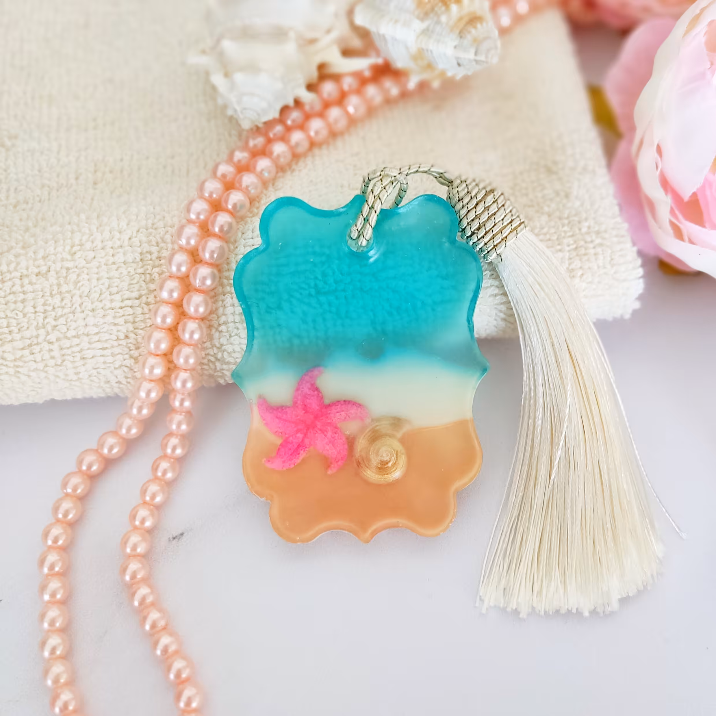 صابون تزئینی دستساز طرح آویز دریایی کد1