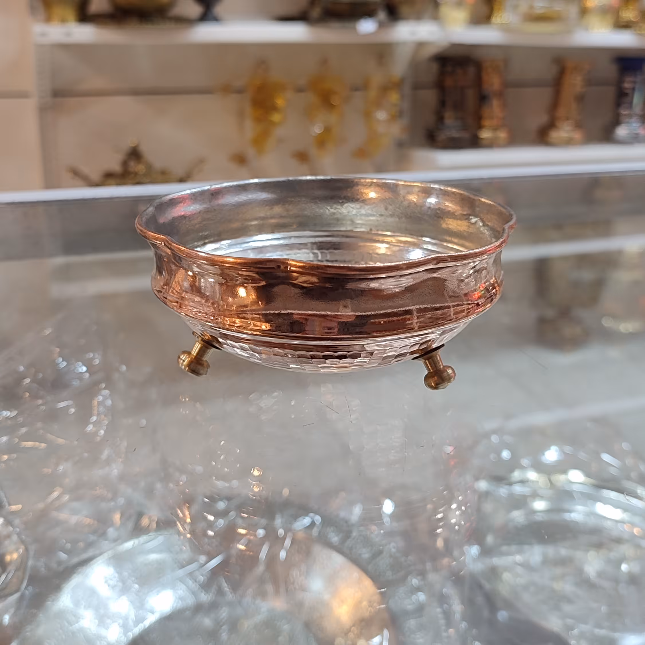 کاسه پذیرایی و هفت سین  مسی