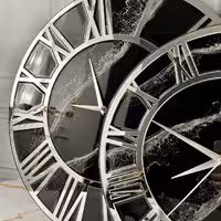 ساعت دیواری مشکی 