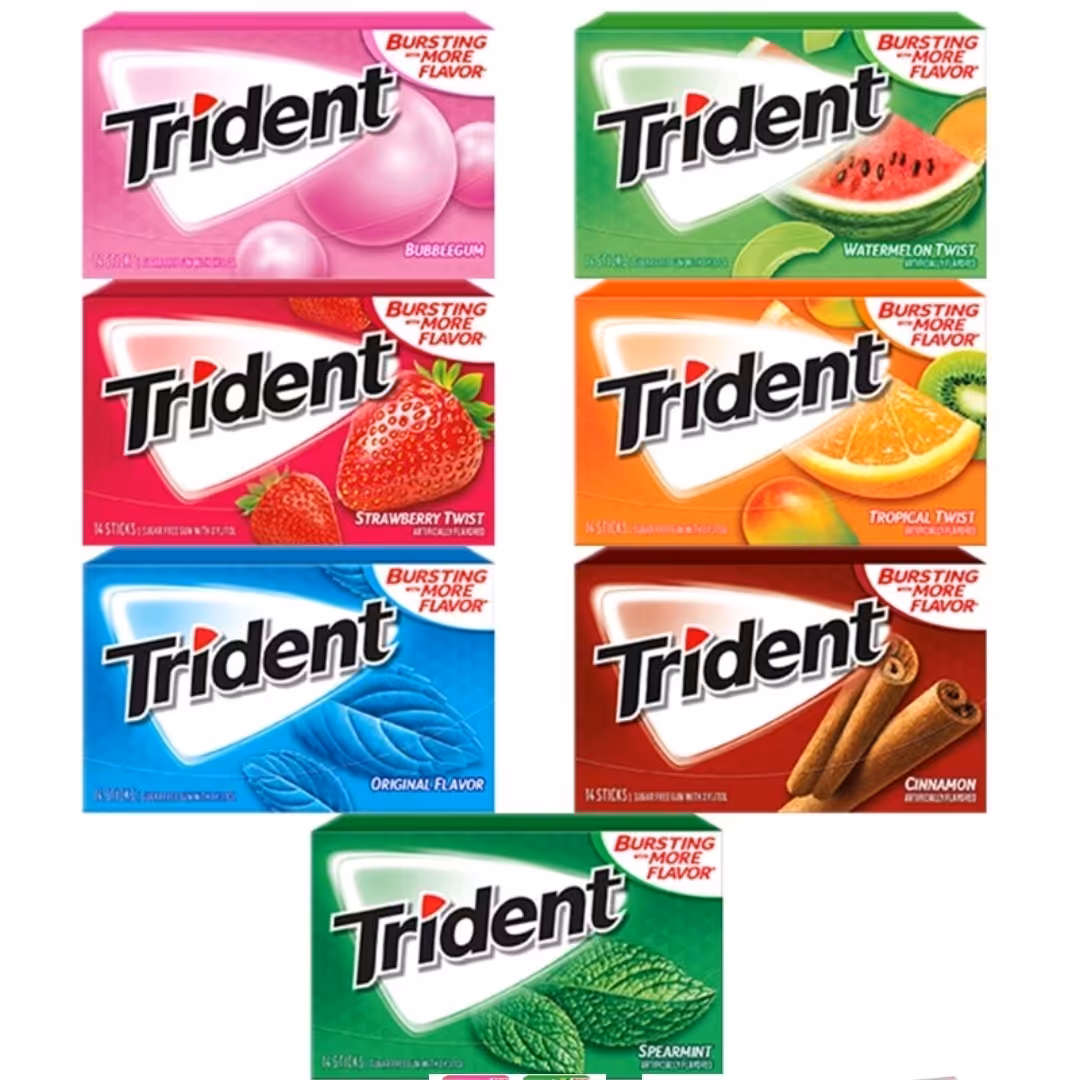 آدامس تریدنت 14 عددی trident