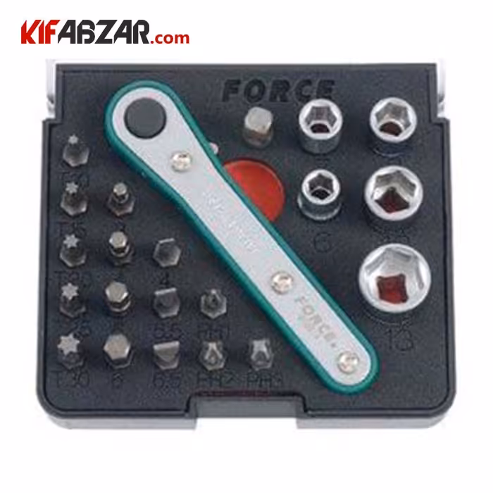 ست سر پیچ گوشتی 22 عددی فورس مدل 2222