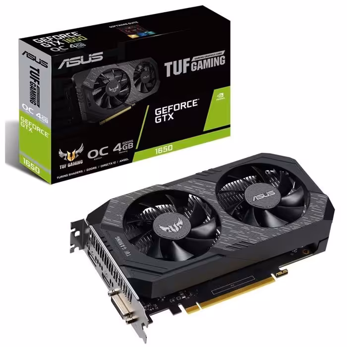 کارت گرافیک ایسوس TUF GTX1650 O4GD6 P GAMING