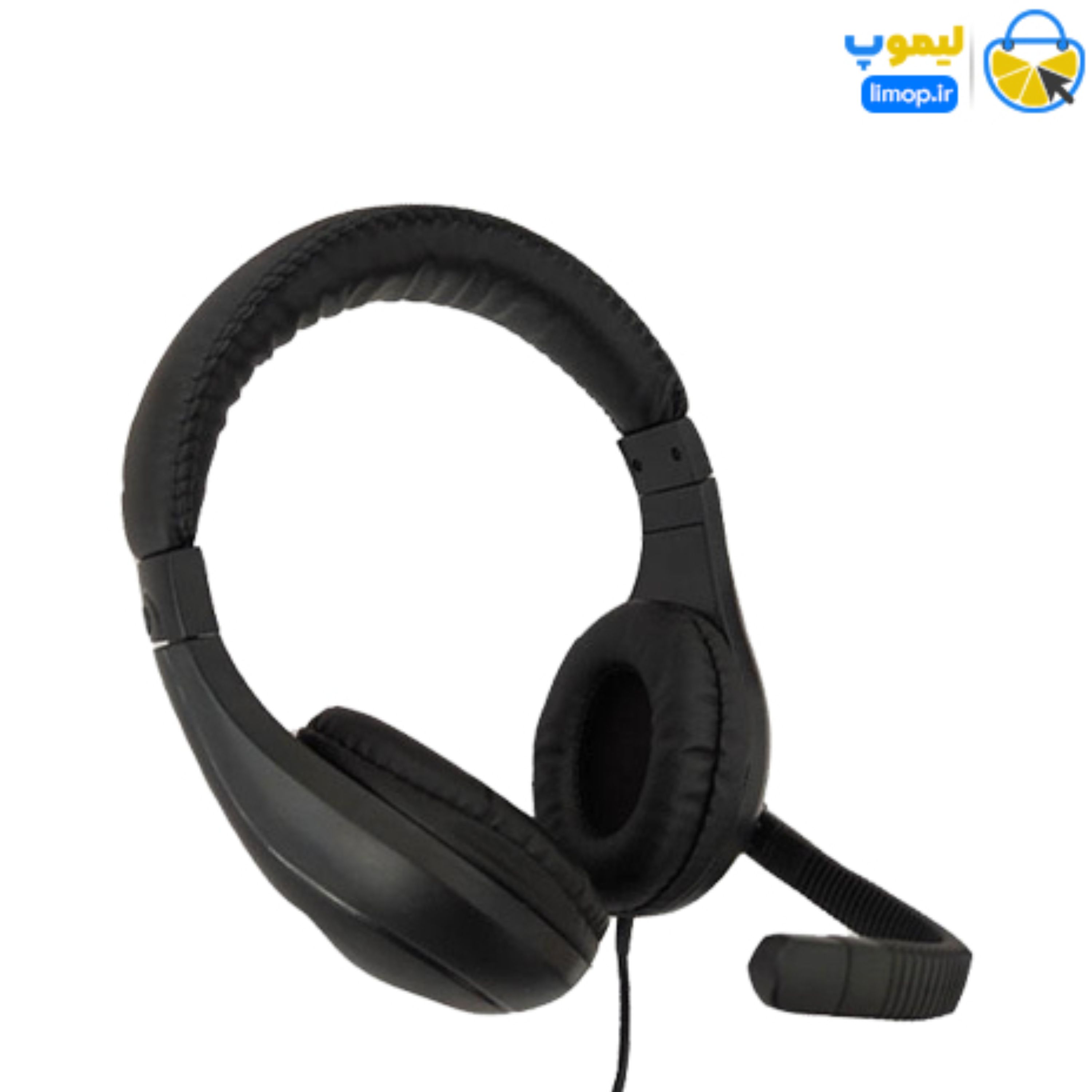 هدست مخصوص گیمینگ بازی HE J09 نوع اتصال سیم دار با میکرفن انعطاف پذیر و بدنه اصل