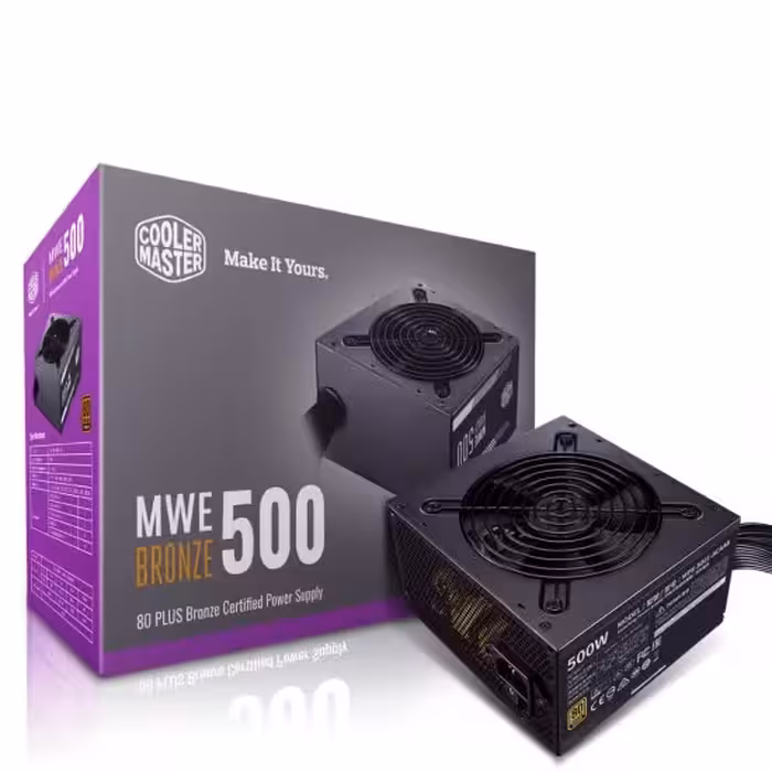 خرید منبع تغذیه Power COOLER MASTER MWE BRONZE 500 V2 با بهترین قیمت