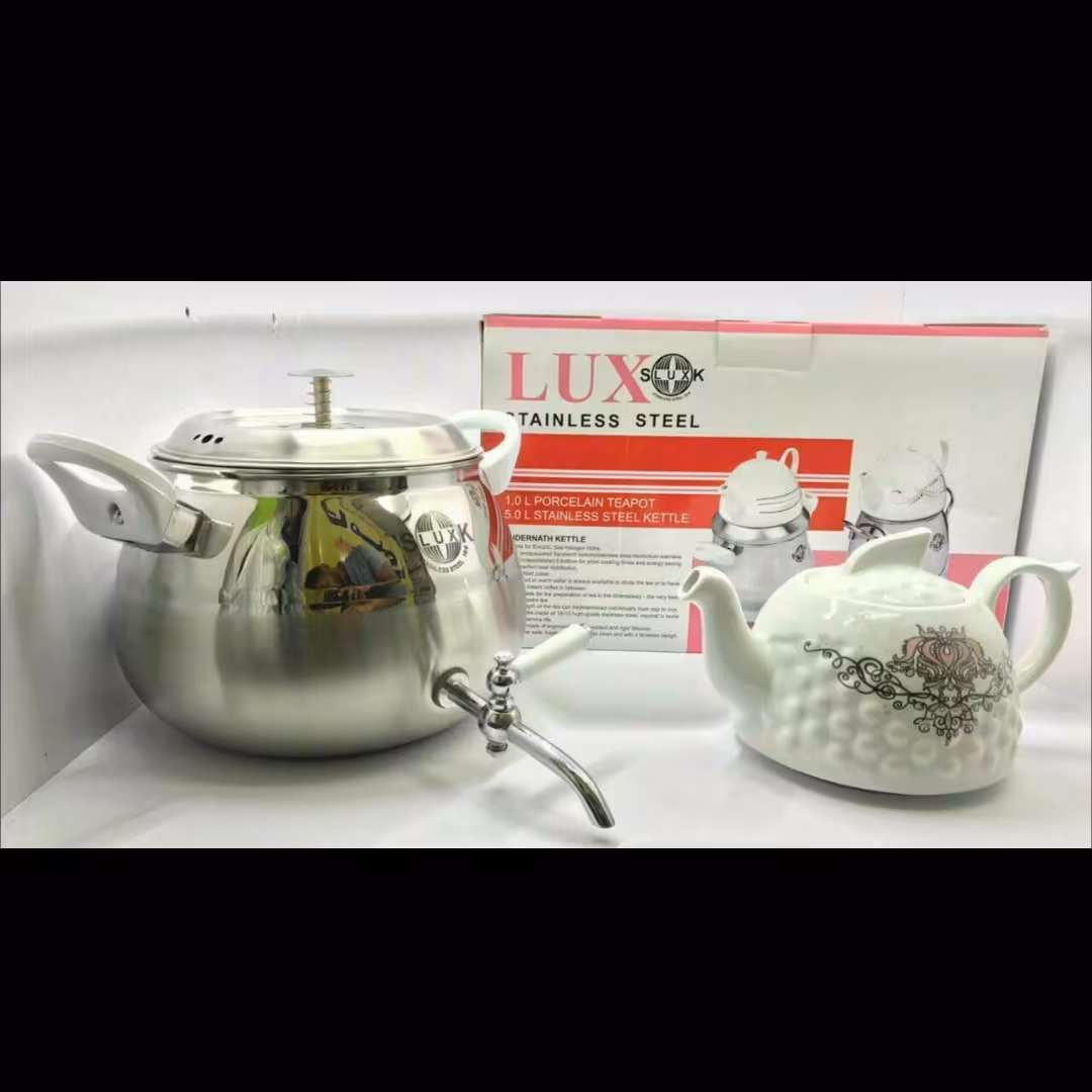 کتری قوری لوکس کف چدن یک عددی کد حامدی با ارسال رایگان