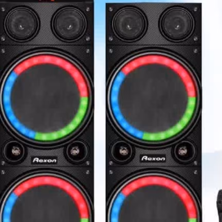 باند خانگی رکسون  4ووفر 10 اینچ چراغ دار